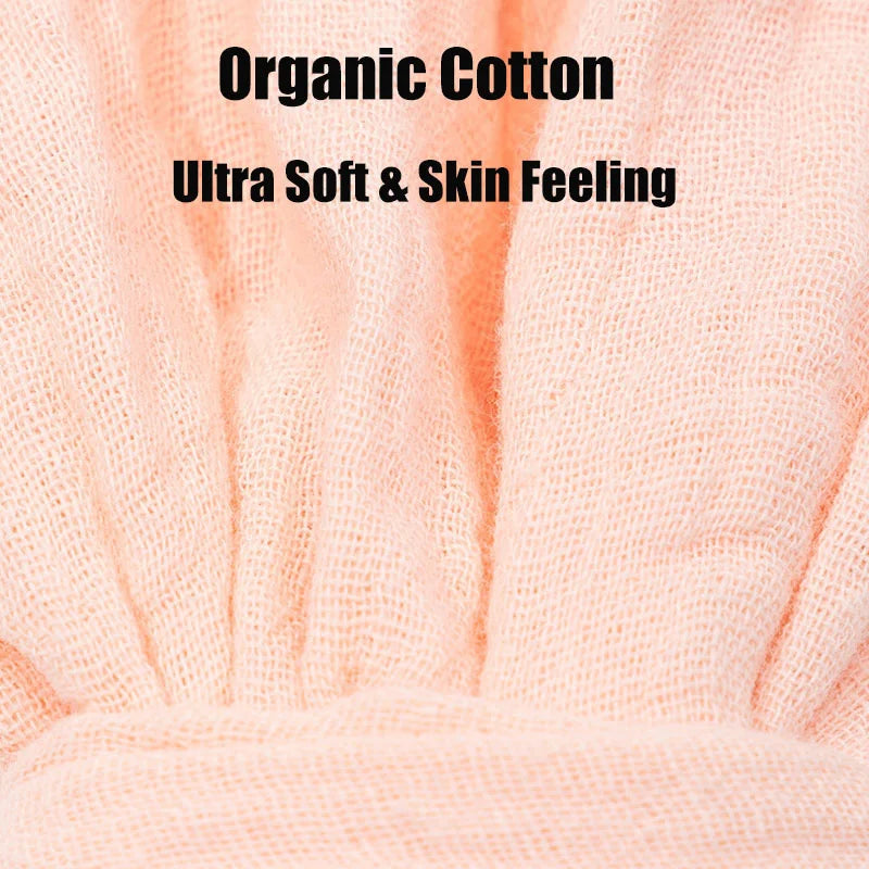Organic Cotton Baby Nursing Bib Toddlers Burp Cloth For Boys Girls Rabbit Sleeping Dolls Blanket Newborn Soothe Appease Towel