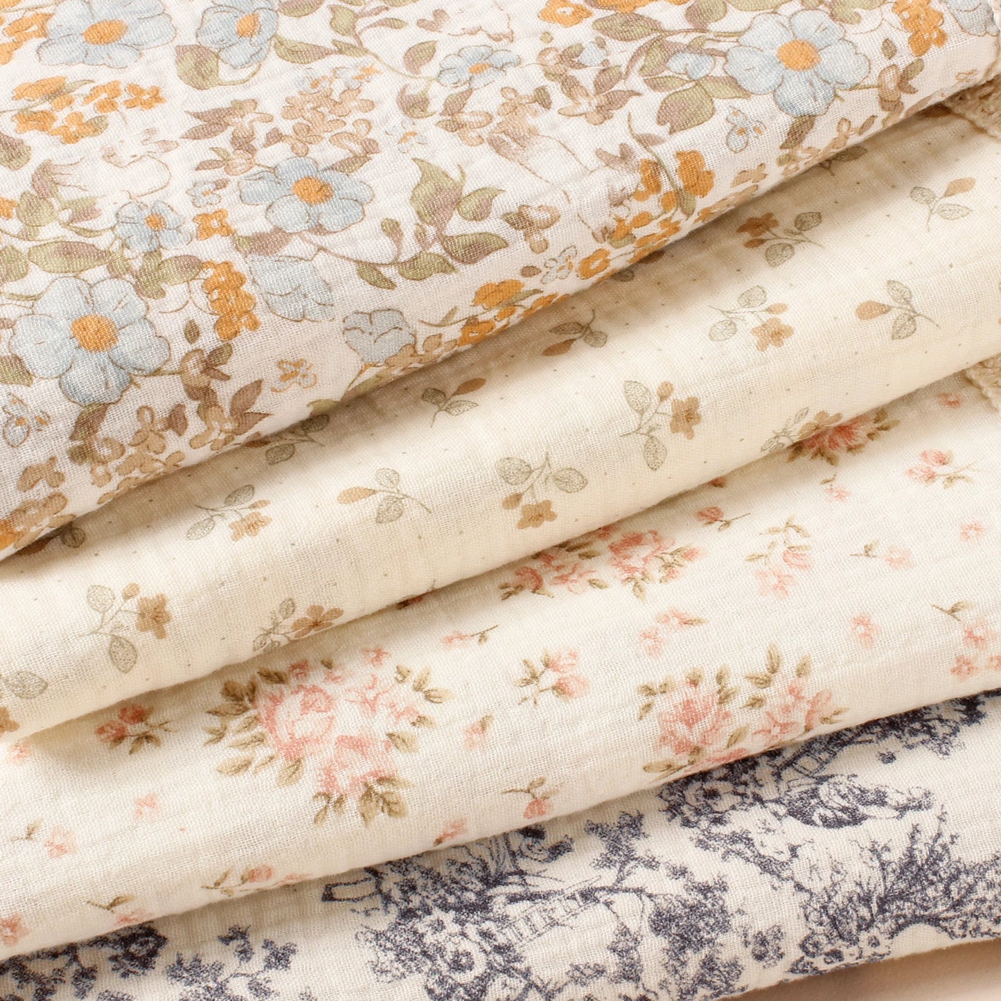 Baby Organic Cotton Soft Wrap Blanket Flowers Printing Fashion Comfortable Blanket New Style Infant Breathable Tassel Blanket