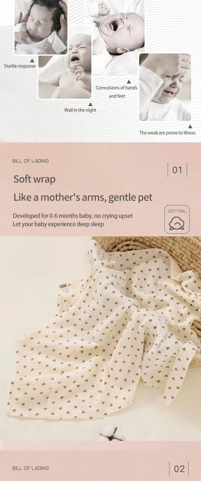 Cotton Muslin Baby Receiving Blankets for Girls and Boys Newborn Muslin Swaddle Blanket Bedding Infant Bath Towel Baby Items