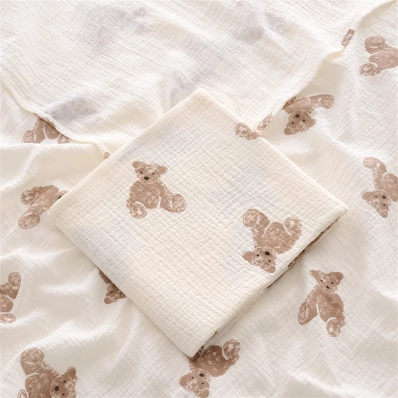 Baby Muslin Swaddle Blanket Cotton Large Soft Baby Receiving Blankets Newborn
