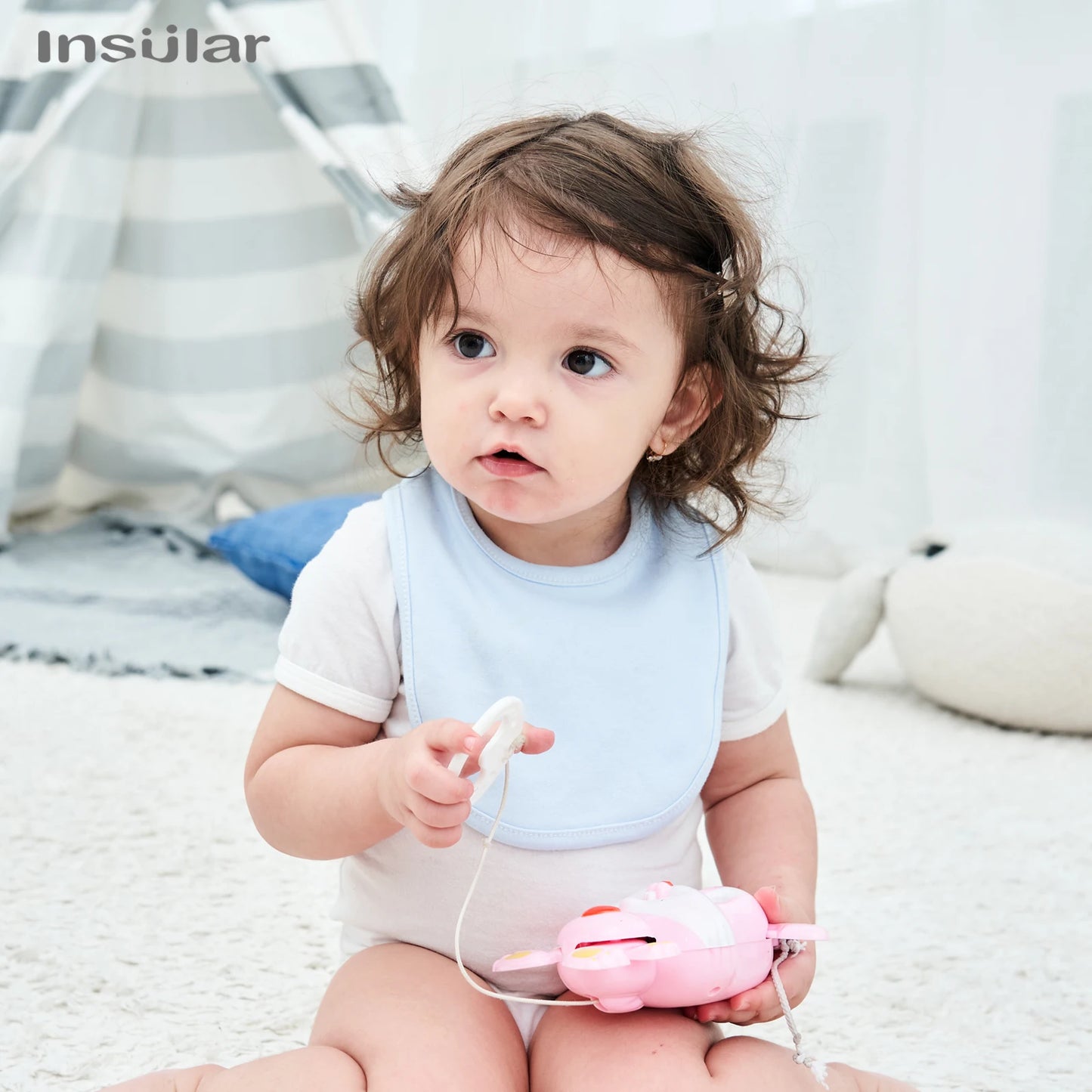 Organic Cotton Soft Baby Bib- for New-borns & Toddlers