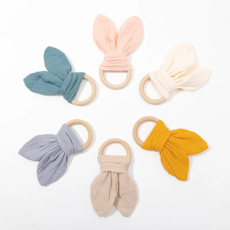 Organic Cotton Baby Nursing Bib Toddlers Burp Cloth For Boys Girls Rabbit Sleeping Dolls Blanket Newborn Soothe Appease Towel