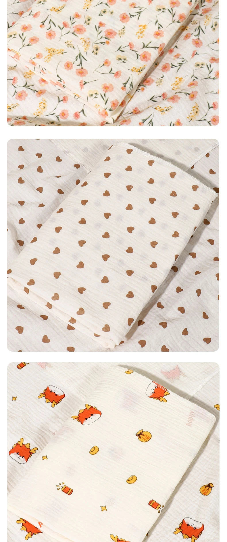 Cotton Muslin Baby Receiving Blankets for Girls and Boys Newborn Muslin Swaddle Blanket Bedding Infant Bath Towel Baby Items