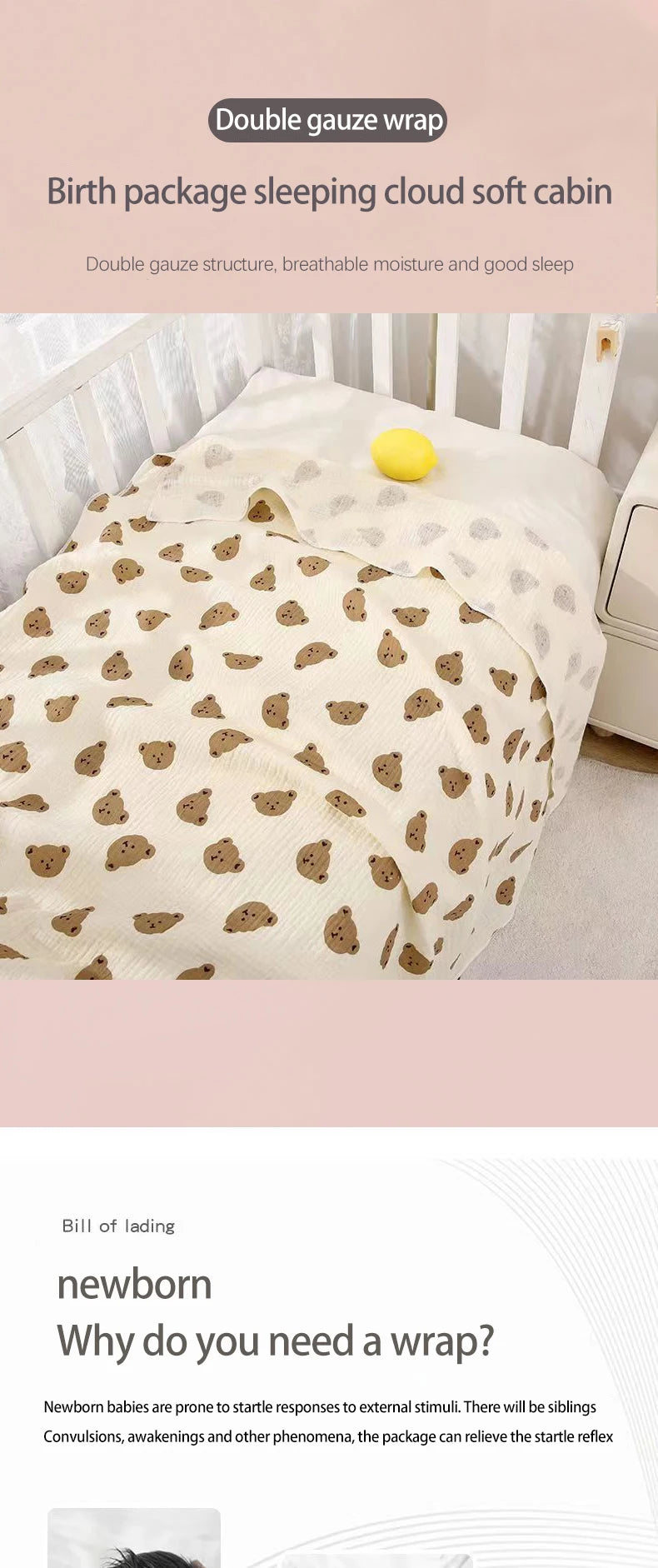 Cotton Muslin Baby Receiving Blankets for Girls and Boys Newborn Muslin Swaddle Blanket Bedding Infant Bath Towel Baby Items