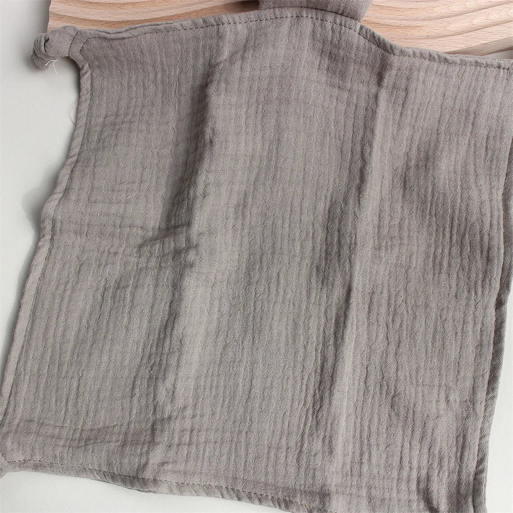 Organic Cotton Rabbit Muslin Comfort Blanket