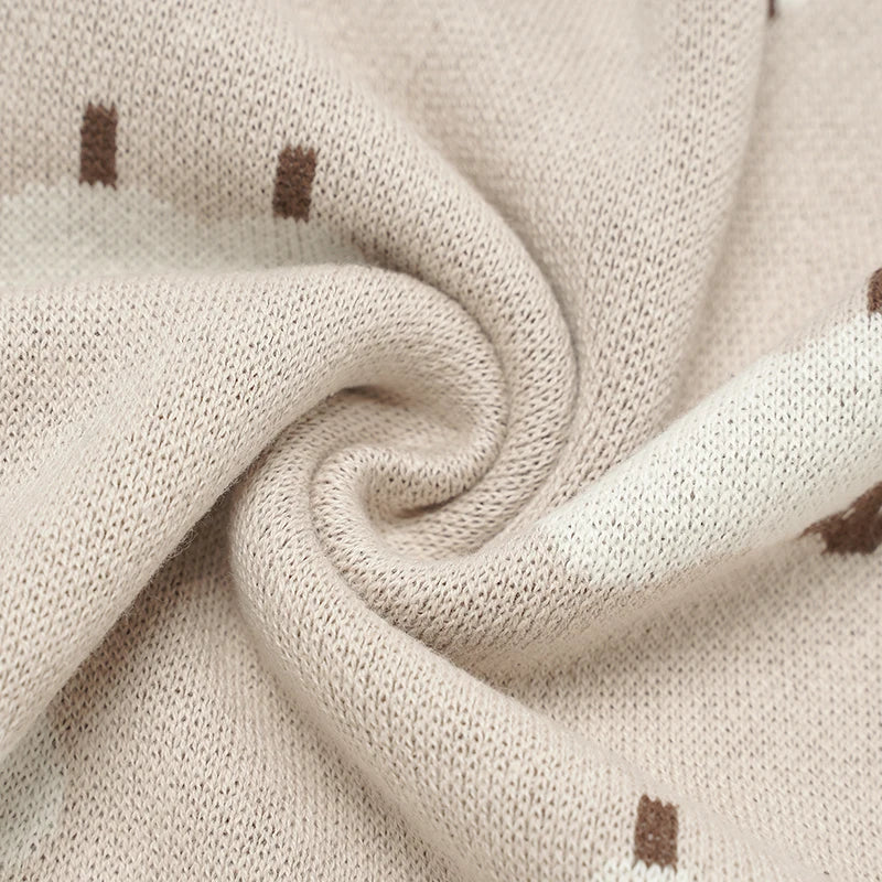 Cute Sheep Print Muslin Newborn Baby Boys & Girls Crib Blankets Swaddle Wraps Organic Cotton Infant Security Blanket For 0-24 M