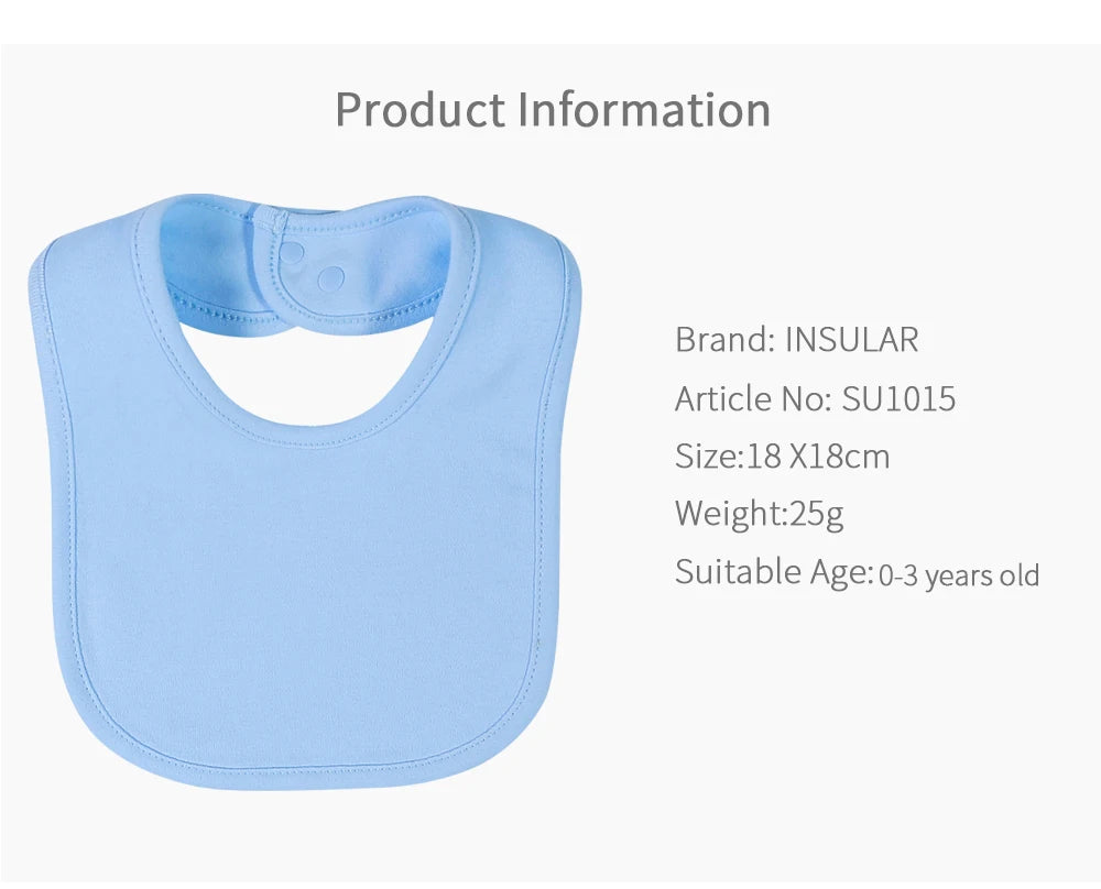 Organic Cotton Soft Baby Bib- for New-borns & Toddlers