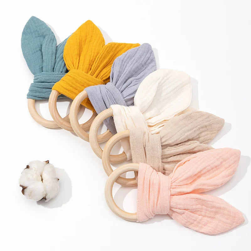 Organic Cotton Baby Nursing Bib Toddlers Burp Cloth For Boys Girls Rabbit Sleeping Dolls Blanket Newborn Soothe Appease Towel