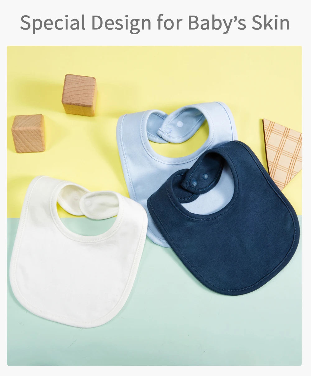 Organic Cotton Soft Baby Bib- for New-borns & Toddlers