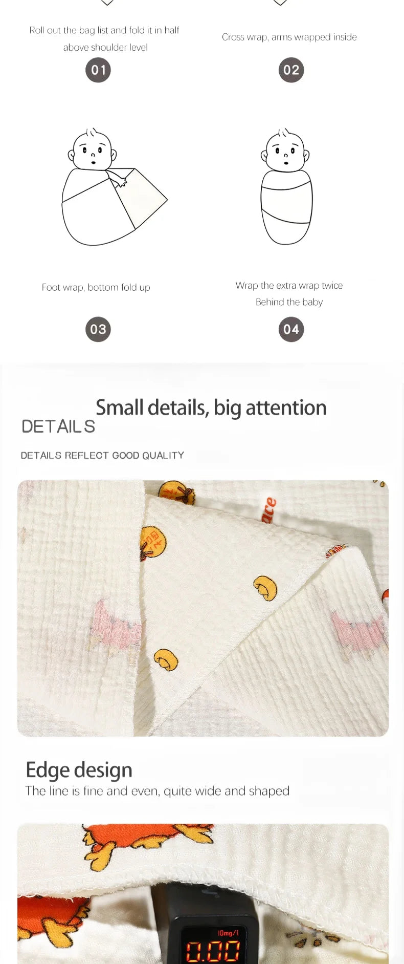 Cotton Muslin Baby Receiving Blankets for Girls and Boys Newborn Muslin Swaddle Blanket Bedding Infant Bath Towel Baby Items