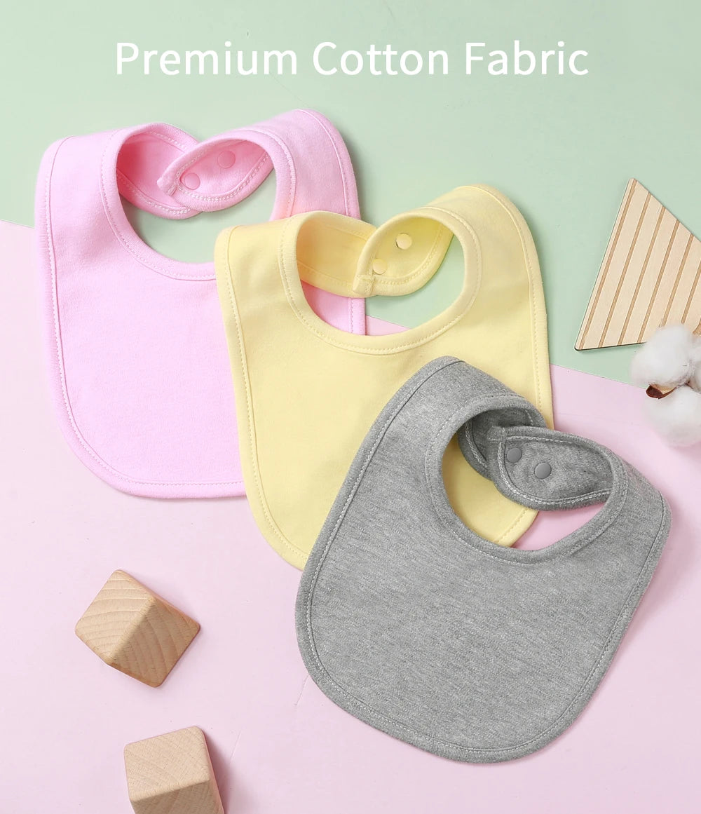Organic Cotton Soft Baby Bib- for New-borns & Toddlers