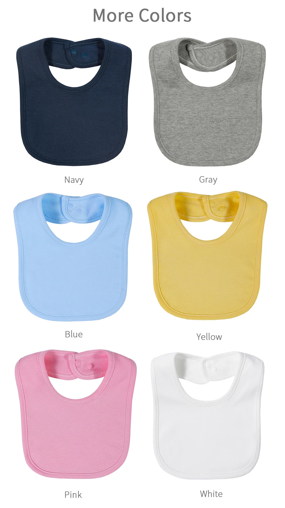Organic Cotton Soft Baby Bib- for New-borns & Toddlers